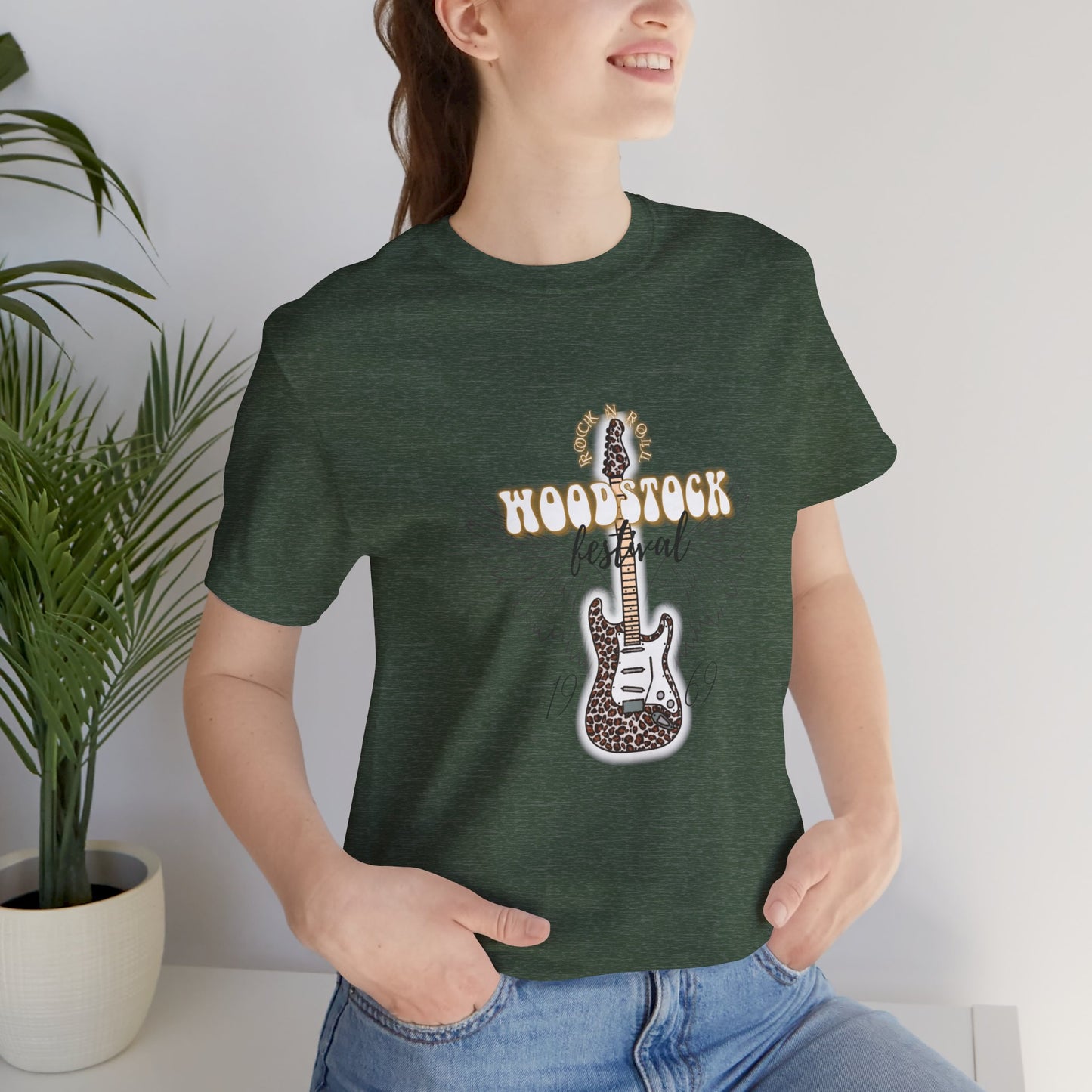 Woodstock Festival 1969 Unisex Jersey Short Sleeve Tee