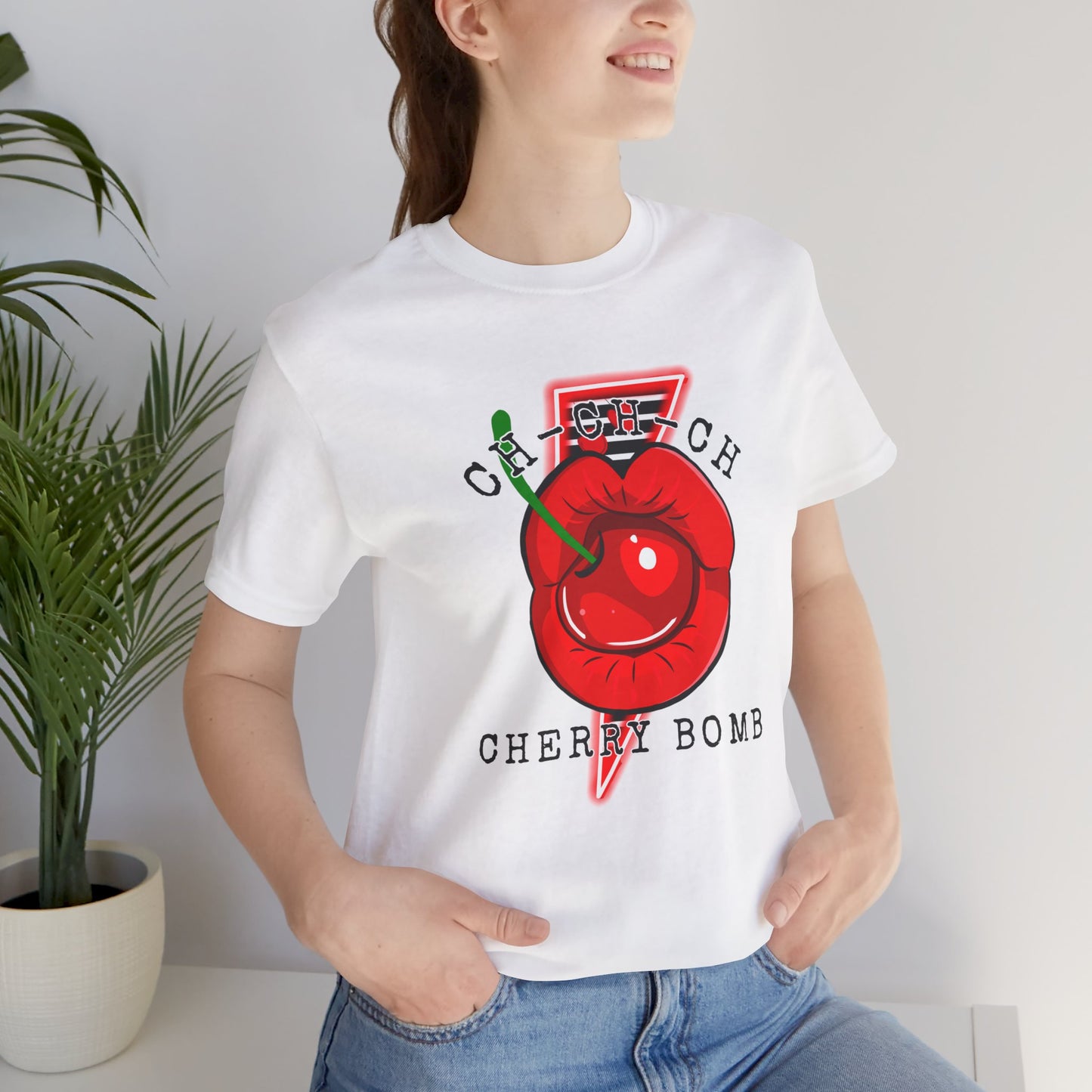 Ch-Ch-Ch Cherry Bomb Unisex Jersey Short Sleeve Tee