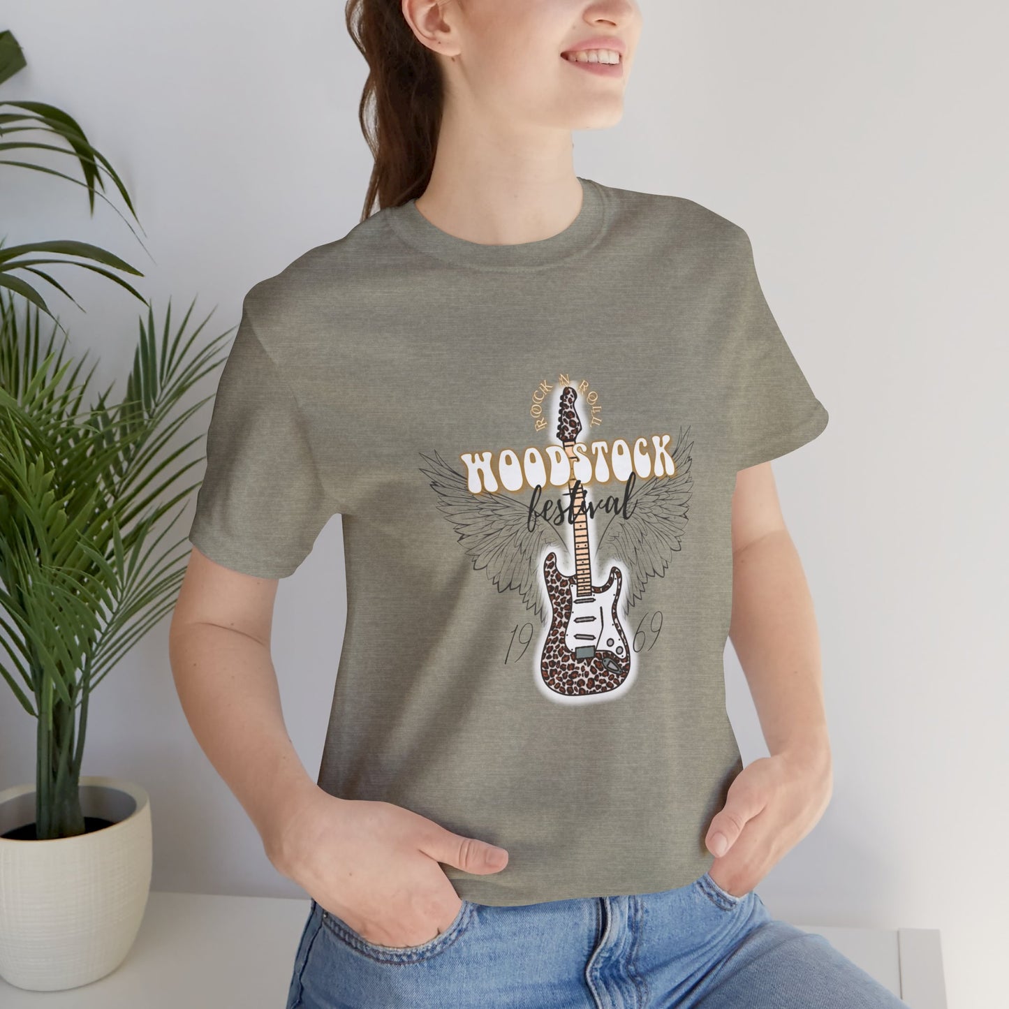 Woodstock Festival 1969 Unisex Jersey Short Sleeve Tee