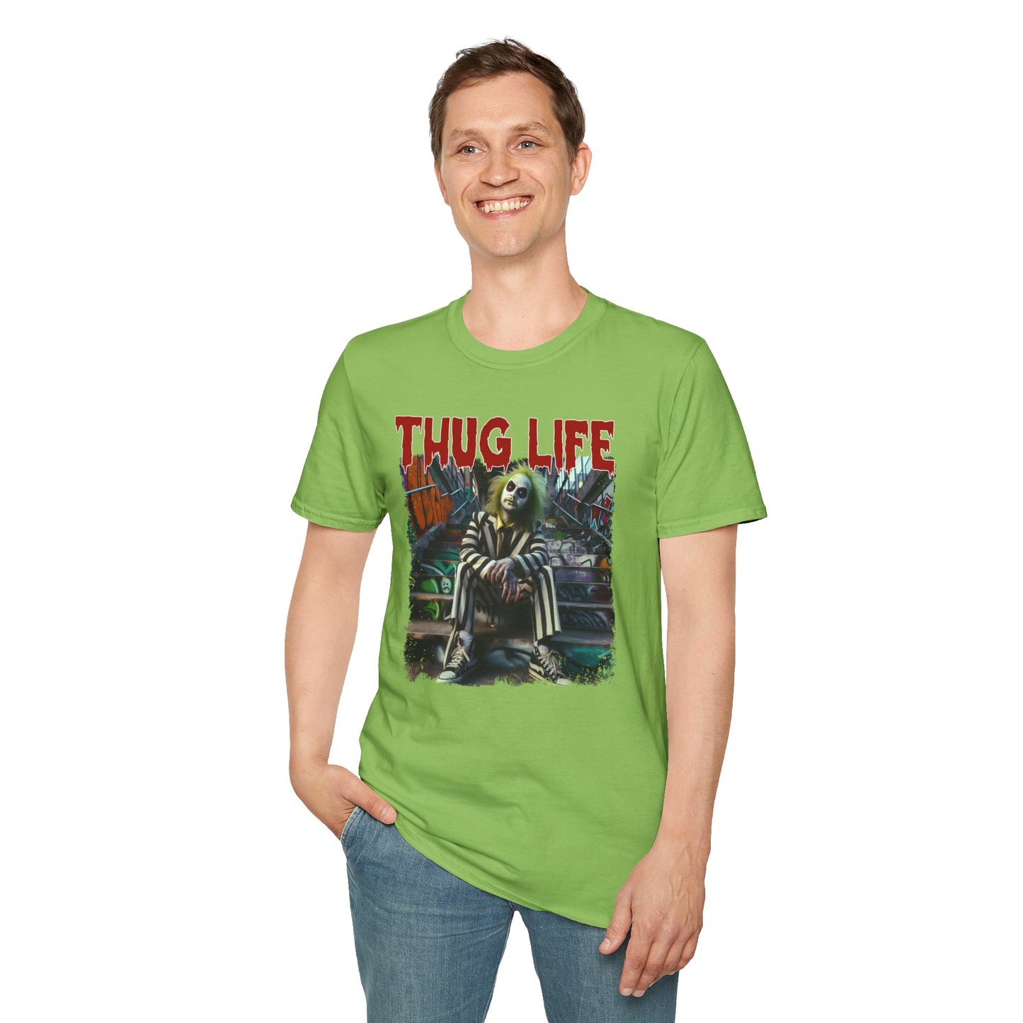 Beetlejuice Thug Life Unisex T-Shirt - Halloween Movie Lovers