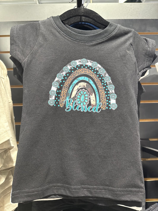 Western Blessed Rainbow shirt