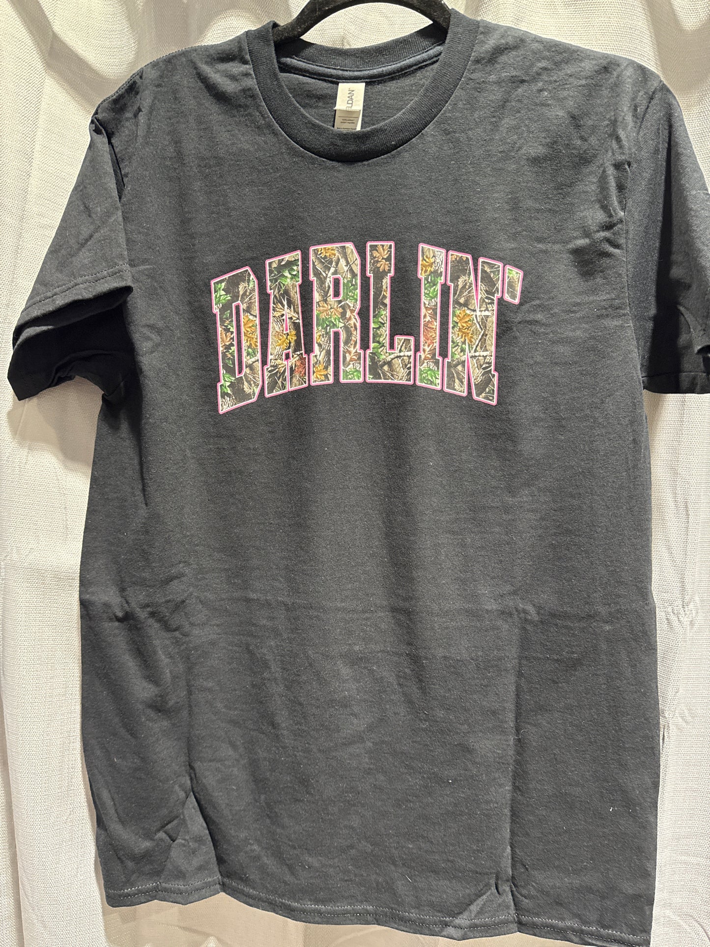 Camo and Pink Darlin’ Adult Shirt