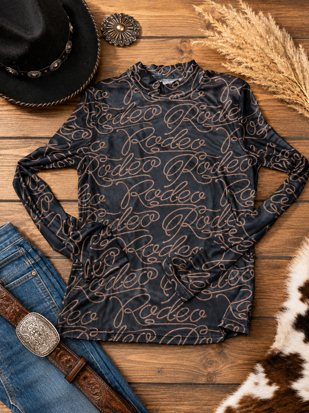 Rodeo Mesh Long Sleeve