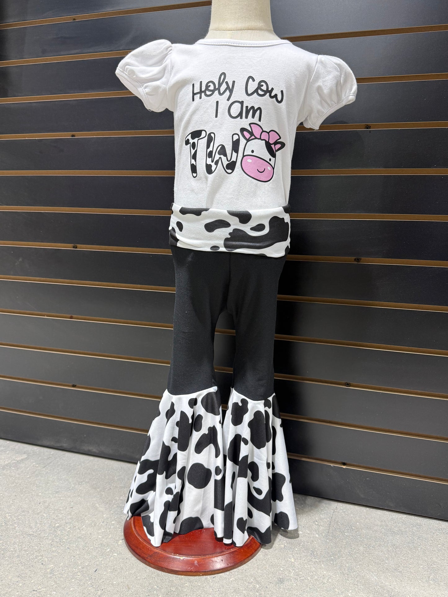 Cow Print Bell Bottoms