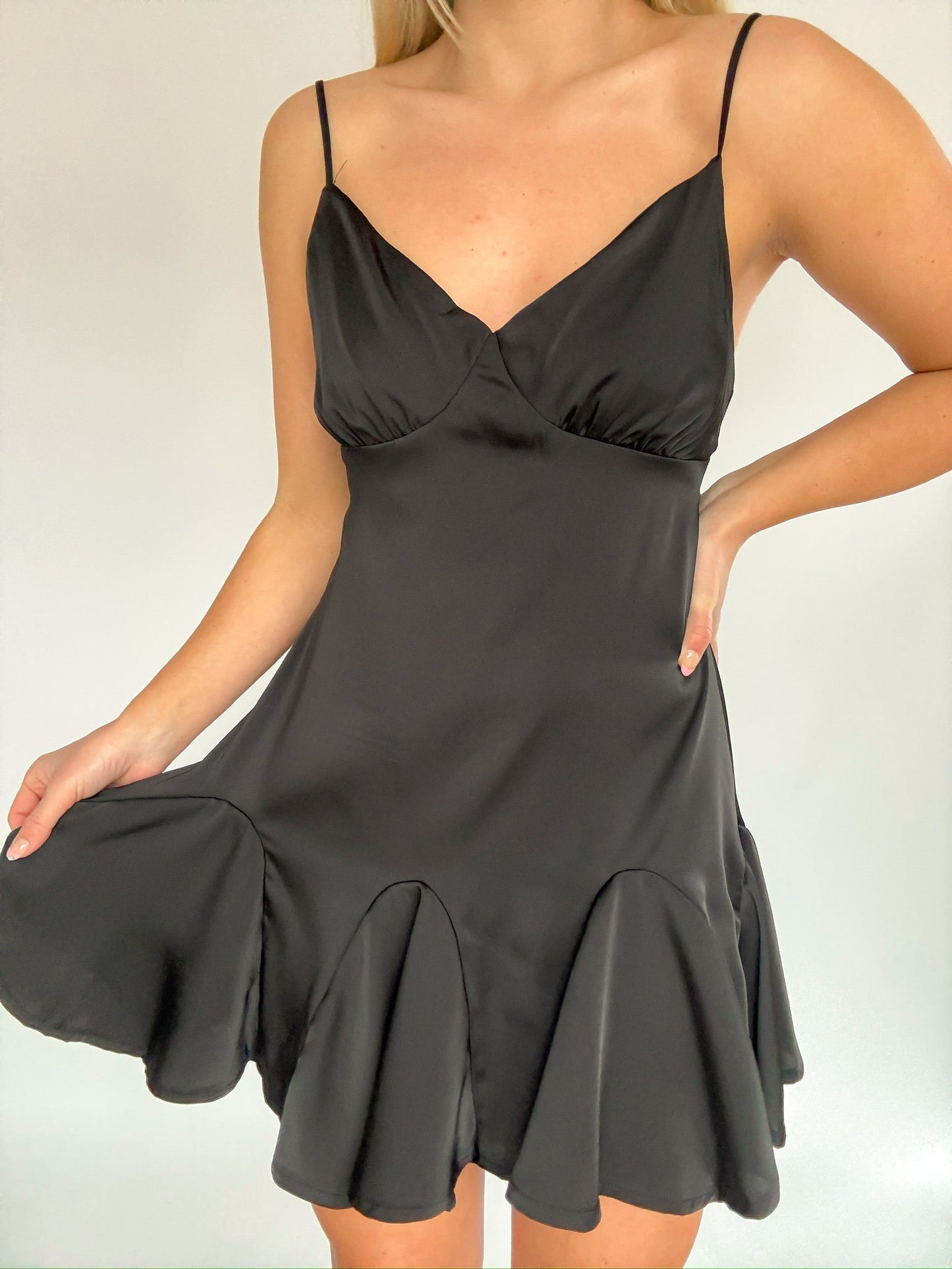 Flare Slip Dress — Salon 209