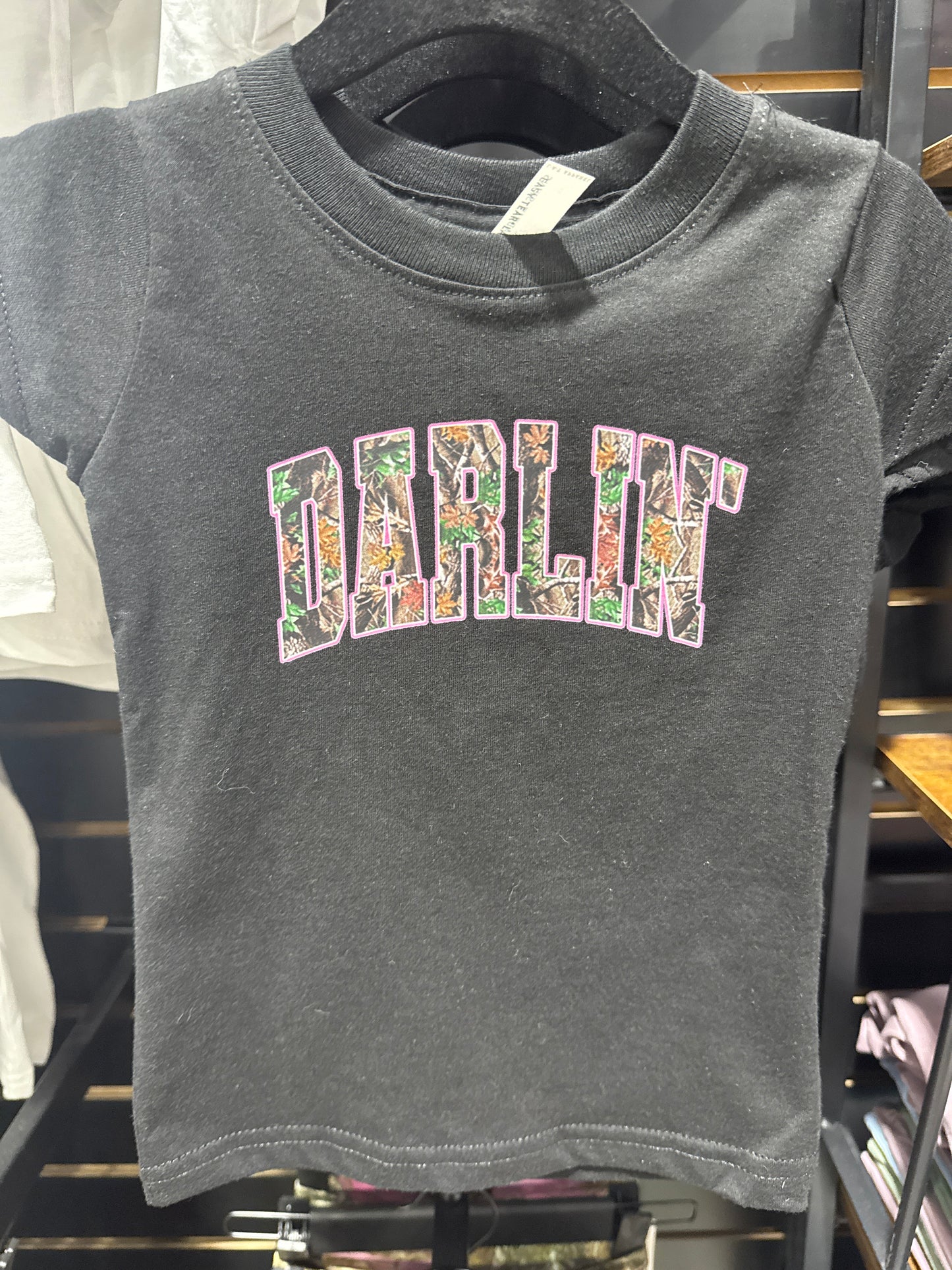 Darlin’ Pink Camo Toddler Shirt