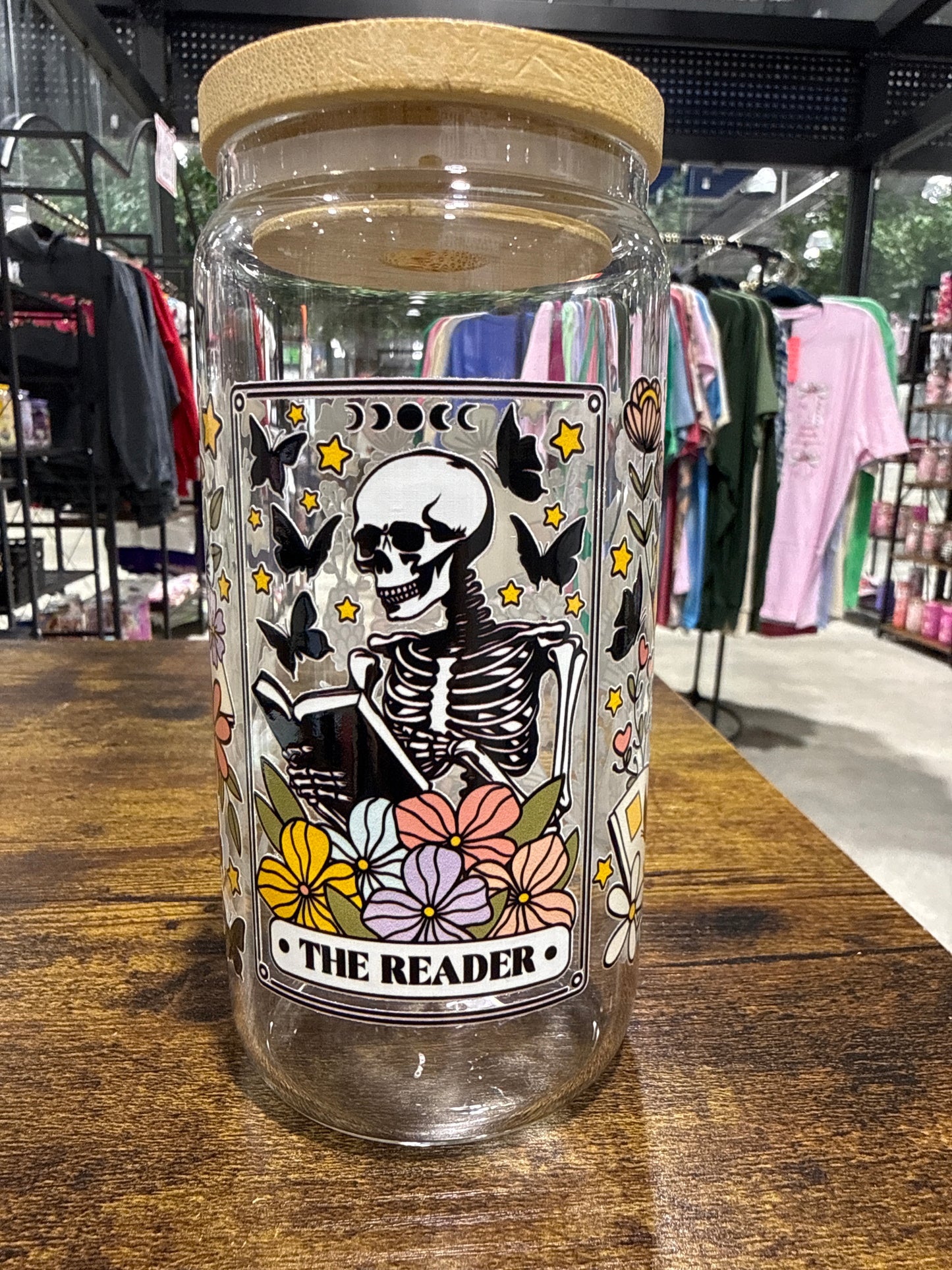 The Reader 16oz Glass