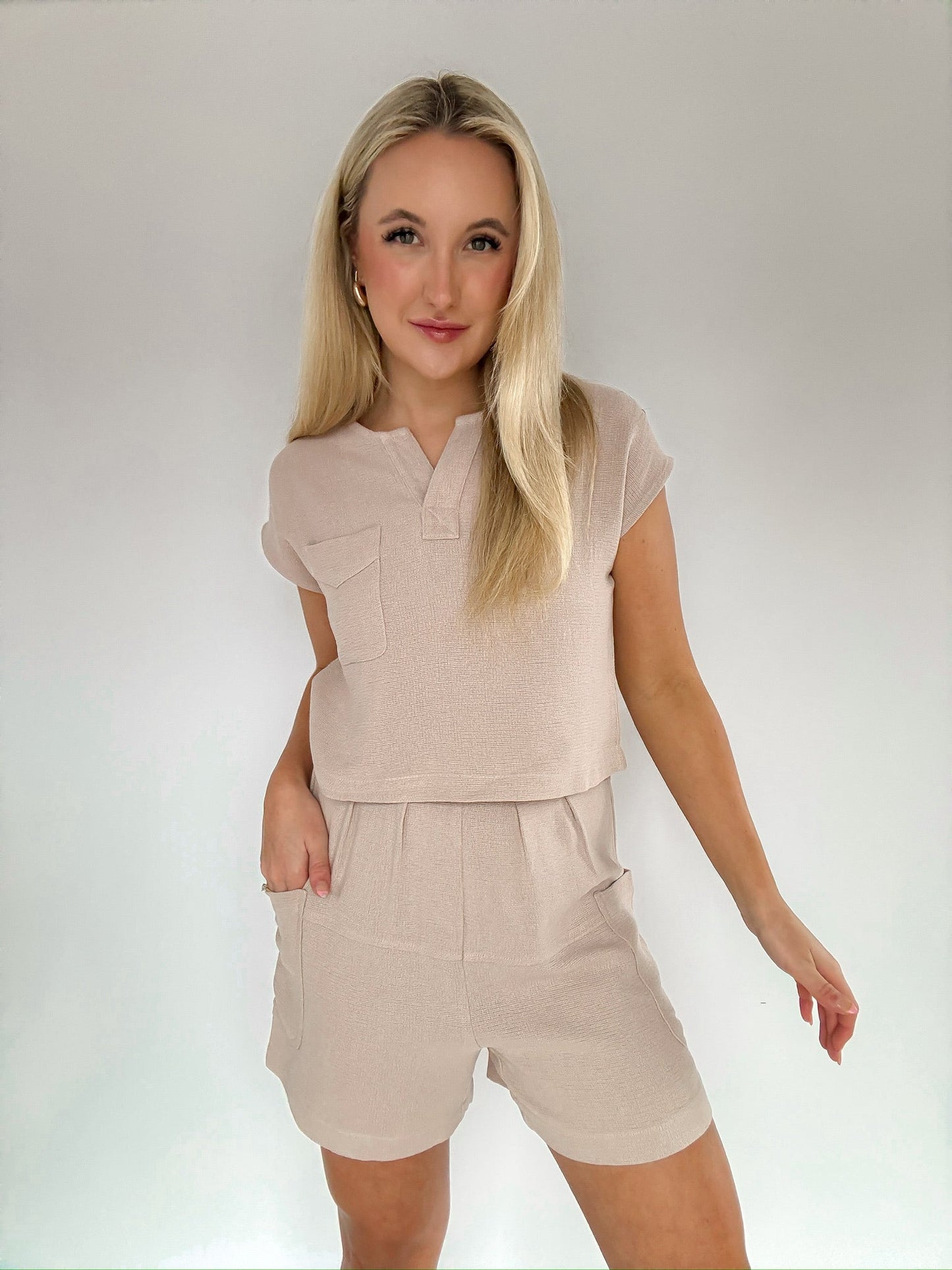 Two Piece Linen Set — Salon 209