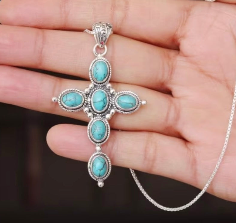 Bohemian Cross Necklace