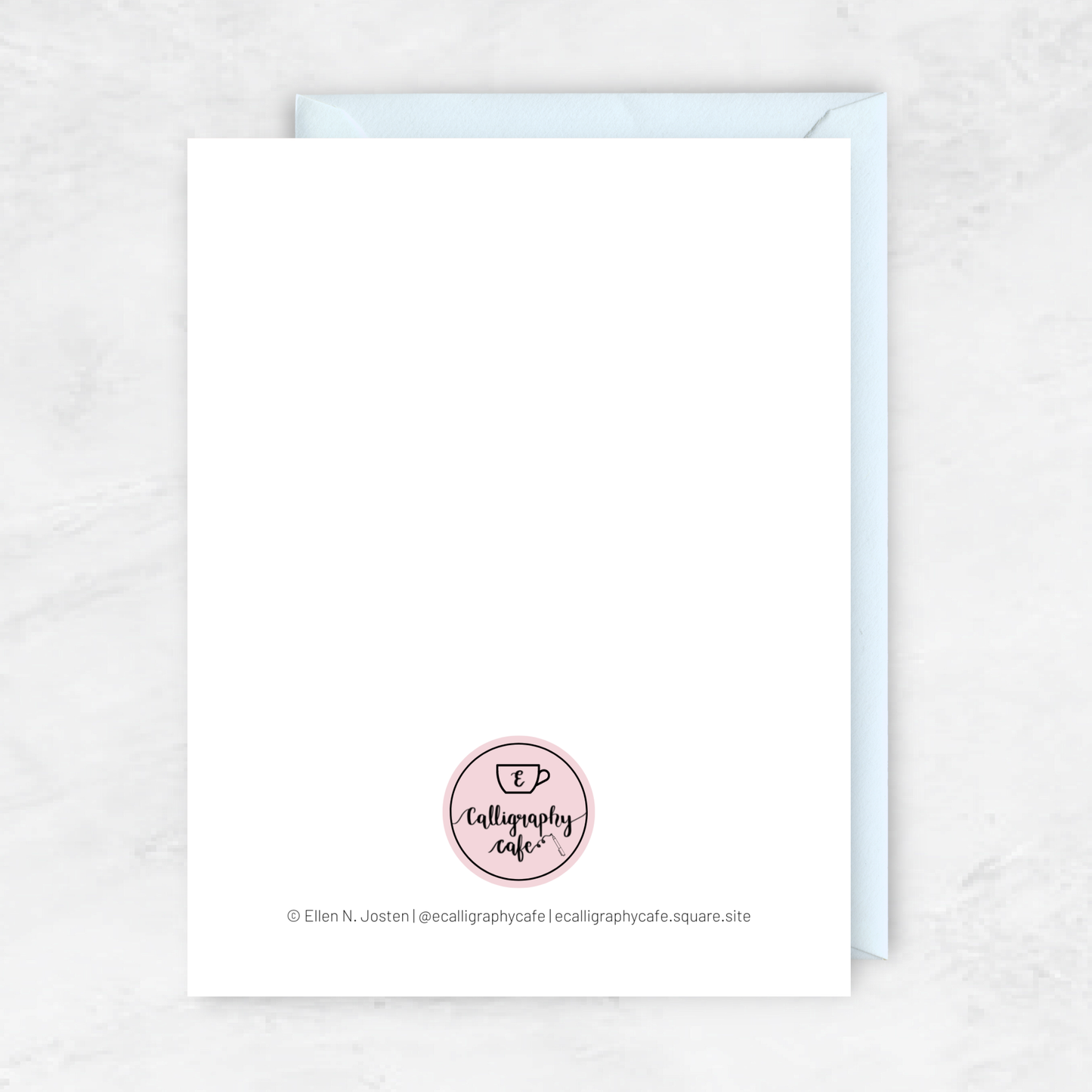 Crunchy Leaves Pumpkin Lattes Crisp Mornings Cozy Sweaters Card- The Gathering Cafe