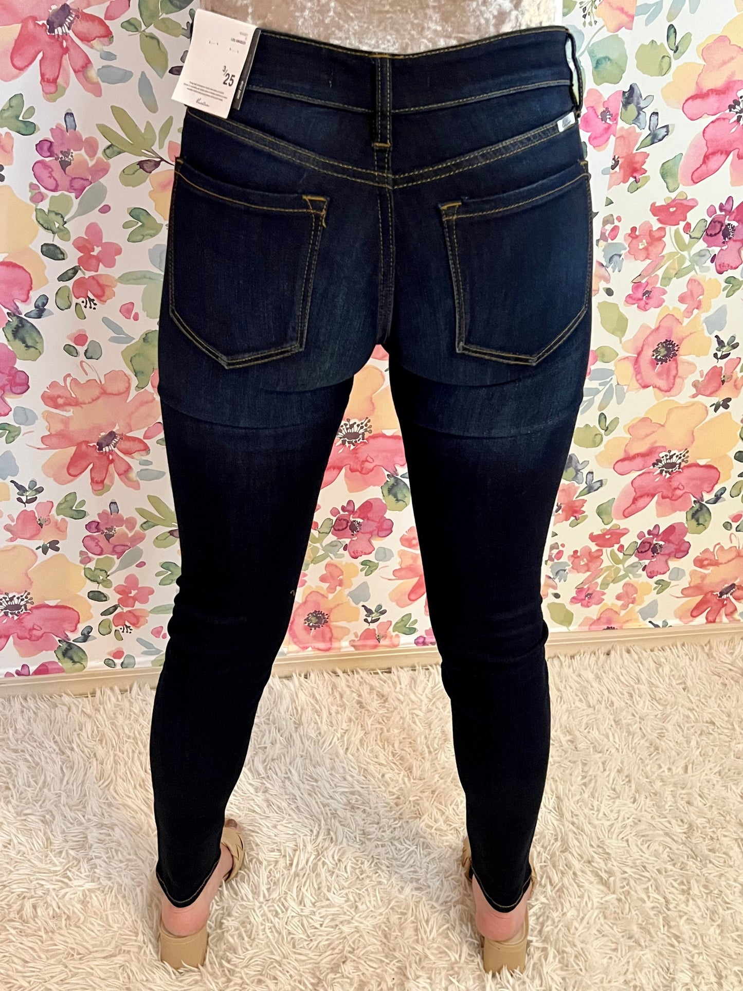 Kan Can Super Dark Skinny Jeans