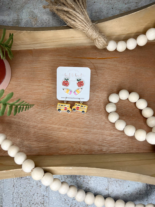 Teacher Earring Set - 3 pairs